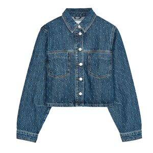 ZARA Z1975 SHORT DENIM SHIRT size S